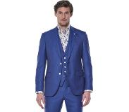 Dutch Dandies Driedelig Trouwpak Heren Blauw | Maat: 50 | 95% wol, 5% zijde