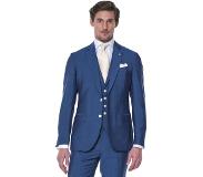 Dutch Dandies Driedelig Trouwpak Heren Petrol uni | Maat: 50 | 84% wol, 16% mohair
