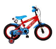 Volare Spider-Man Kinderfiets - Jongens - 14 inch - Rood/Blauw - Twee handremmen