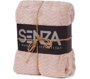 Senza Plaid Visgraat - 160 x 120 cm - Zandkleurig