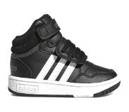 Adidas Hoops Mid 3.0 AC Zwarte Sneakers Hoogwaardig imitatieleer 27