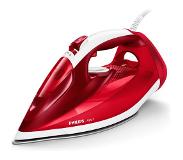 Philips Azur GC4554/40 strijkijzer Stoomstrijkijzer SteamGlide Plus-zoolplaat 2500 W Rood