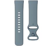Fitbit Versa 3/Versa 4/Sense/Sense 2 Siliconen Bandje Denimblauw S
