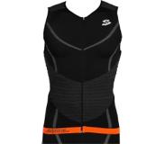 Spiuk Mouwloze Triathlon Jersey SPIUK 2017 Long Distance Zwart Oranje