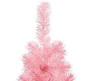 vidaXL kunstkerstboom half met standaard 180cm roze