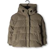 Airforce Ivy gewatteerde puffer jack met teddy details