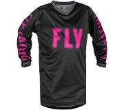 Fly F-16 Long Sleeve Jersey Black / Pink Child