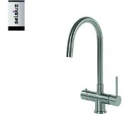 Selsiuz 3-in-1 kokend water kraan rond met single boiler RVS