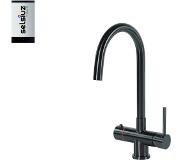 Selsiuz 3-in-1 kokend water kraan rond met single boiler gun metal