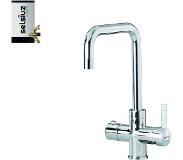 Selsiuz 3-in-1 kokend water kraan haaks met combi extra boiler chroom