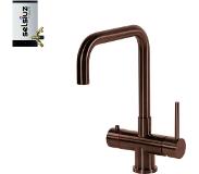 Selsiuz 3-in-1 kokend water kraan haaks met combi extra boiler koper