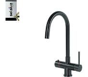 Selsiuz 3-in-1 kokend water kraan rond met combi extra boiler gun metal