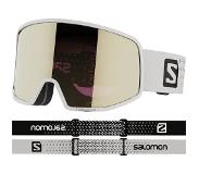 Salomon Lo Fi Sigma Ski Goggles Wit Black/CAT 2