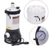 vidaXL Zwembadfilterpomp voor Intex Bestway zwembaden 185 W 4,4 m³/u