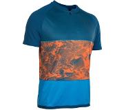 iON Traze AMP Half Zip Short Sleeve Jersey Blauw / Oranje