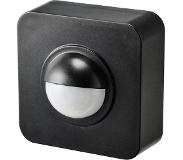 Sygonix SY-5046552 PIR-bewegingsmelder Opbouw (op muur) 120 ° Zwart IP65