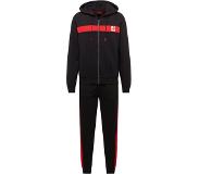 HUGO BOSS Trainingspak van katoenen sweatstof met strepen en tweedelige logo’s