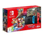 Nintendo Switch Rood/Blauw + Mario Kart + 3 Maanden Nintendo Online