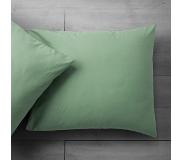 Fresh & Co 2-PACK Katoenen Kussensloop Kleur: Groen