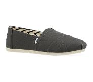 Toms Recycled Cotton Alpargata Dames Instappers - Grey