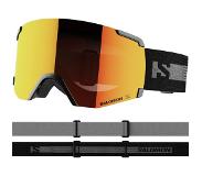 Salomon S/view Ski Goggles Zwart Red/CAT 2