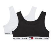 Tommy Hilfiger Bralette 2P BRALETTE met tommy hilfiger merklabel (set, 2-delig, Set van 2)