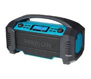 Medion Bouwradio DAB+ Medion E66050 - FM -Bluetooth - Stof/spatwater bescherming (IP54) - Robuuste behuizing - 15 W RMS
