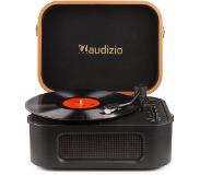 Audizio Platenspeler Bluetooth - Audizio RP315 high-end retro platenspeler met Audio Technica element en naald - Zwart