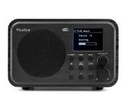 Audizio DAB radio met Bluetooth - Audizio Milan - DAB radio retro met accu en FM radio - Zwart