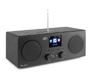Audizio DAB Radio met Bluetooth en Wifi - Audizio Bari - AUX - Spotify Connect - 2 Speakers - Wekkerradio - Zwart