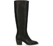 Sacha leren cowboylaarzen zwart Dames | Maat: 38