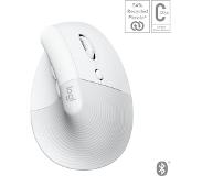 Logitech Lift voor Mac Verticale Ergonomische Muis Wit