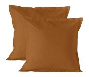 Basic Set van 2 kussenslopen Basic | Basic katoen rood 60x60 cm kussenslopen | NADUVI