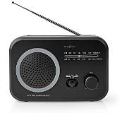 Nedis FM-Radio | Draagbaar Model | AM / FM / Netvoeding | Analoog | 1.8 W | 1 stuks - RDFM1330GY