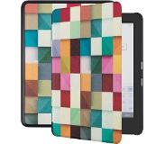 Lunso - sleepcover hoes - Kobo Glo / Glo HD / Touch 2.0 (6 inch) - Blokken