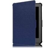 Lunso - sleepcover flip hoes - Kobo Clara HD - blauw