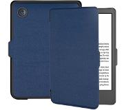Lunso - Kobo Clara 2E hoes (6 inch) - sleep cover - Blauw