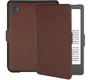 Lunso - Kobo Clara 2E hoes (6 inch) - sleep cover - Bruin