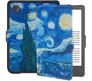 Lunso - Kobo Clara 2E hoes (6 inch) - sleep cover - Van Gogh Sterrennacht