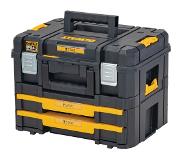 DeWalt DWST83395-1 | TSTAK-Box II | combokit gereedschapskoffer | twee ondiepe lades