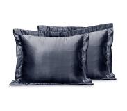 Lion Beddenshop Elegance Beauty Skin Care Kapselsloop - antraciet 60x70cm per 2 verpakt|Maat: