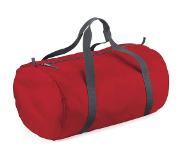 Bagbase Rode ronde polyester reistas/sporttas/weekendtas 32 liter - Sporttassen