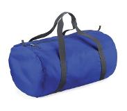 Bagbase Kobalt blauwe ronde polyester reistas/sporttas/weekendtas 32 liter - Sporttassen