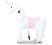 Kijana Unicorn Rijdend Speelgoed Wit/roze Klein