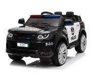Kijana Politie Elektrische Kinderauto Land Rover Zwart - Krachtige Accu - Op Afstand Bestuurbaar - Veilig Voor Kinderen