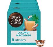 Dolce Gusto Coconut Macchiato capsules - vegan koffie - 36 koffiecups