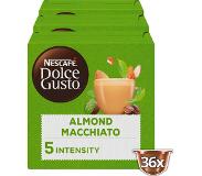 Dolce Gusto Almond Macchiato capsules - vegan koffie - 36 koffiecups