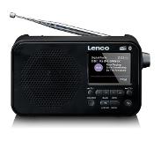 Lenco PDR-036BK - DAB en FM Radio met Bluetooth - Zwart