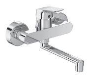 Ideal standard Ceraflex keukenmengkraan eengreeps muurmodel uitloop 160 mm chroom B1717AA