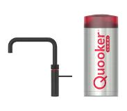 Quooker Fusion square met COMBI+ boiler 3-in-1 kokend water kraan Zwart
